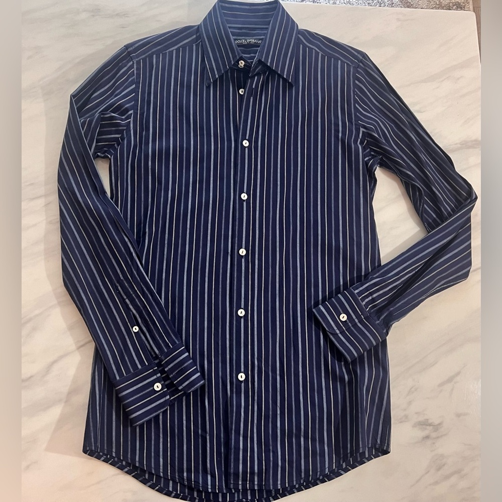 Dolce & Gabbana Striped Buttondown Shirt